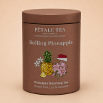 Pétale Petite Tin - Rolling Pineapple Blooming Tea (2 Teaballs)
