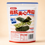Hanweiduo Organic Sandwich Seaweed - Pumpkin Seed Flavour 30g韩味多有机夹心海苔南瓜味