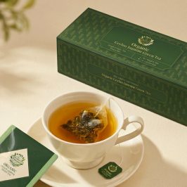 TGA – Organic Ceylon Jasmine Green Tea Bags in Gift Box, 45g