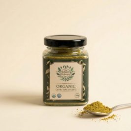 TGA Organic Curry Spice Blend Powder in Glass Bottle, 120g
