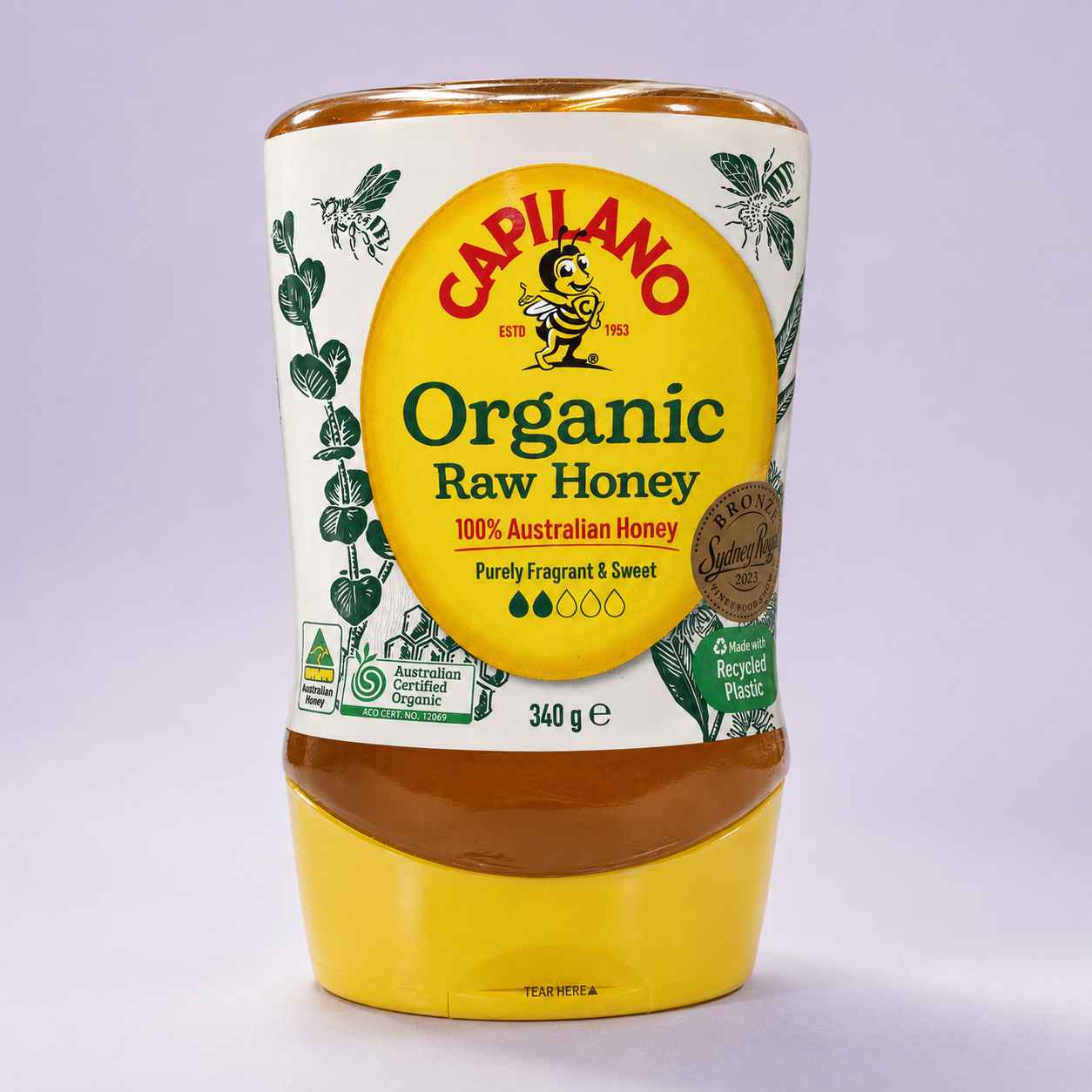 Organic Raw Honey 340g