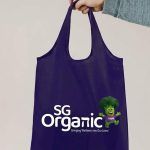 SG Organic Foldable Reusable Tote Bag